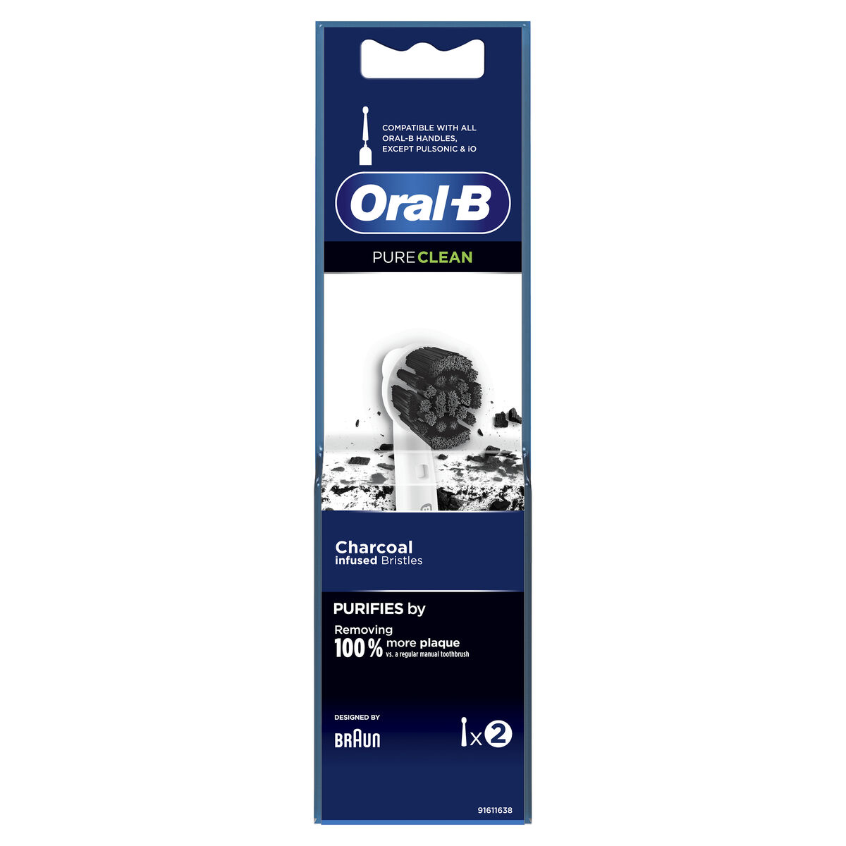 Pakeičiama galvutė Oral-B Pure Clean